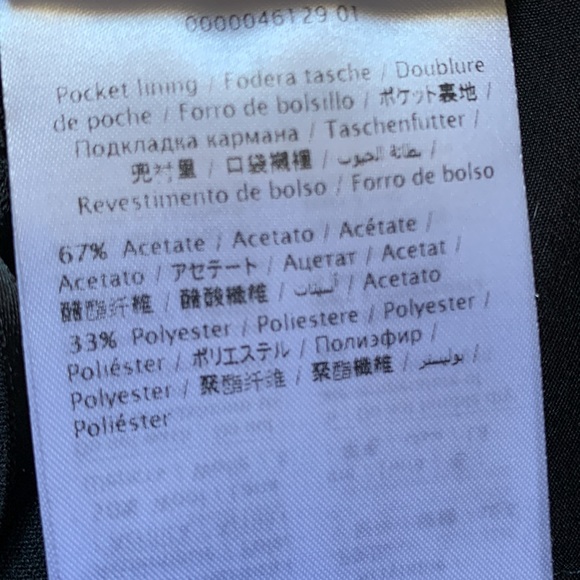 🔥🔥 Red Valentino black wide leg cropped trousers size 8-10 US /46 Italian 🔥🔥 - Picture 9 of 10